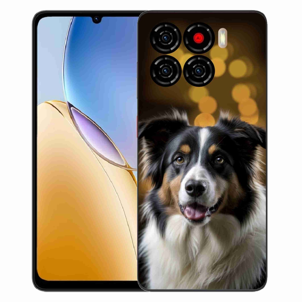 Gelový kryt mmCase na ZTE Blade A56 - usměvavý australský ovčák