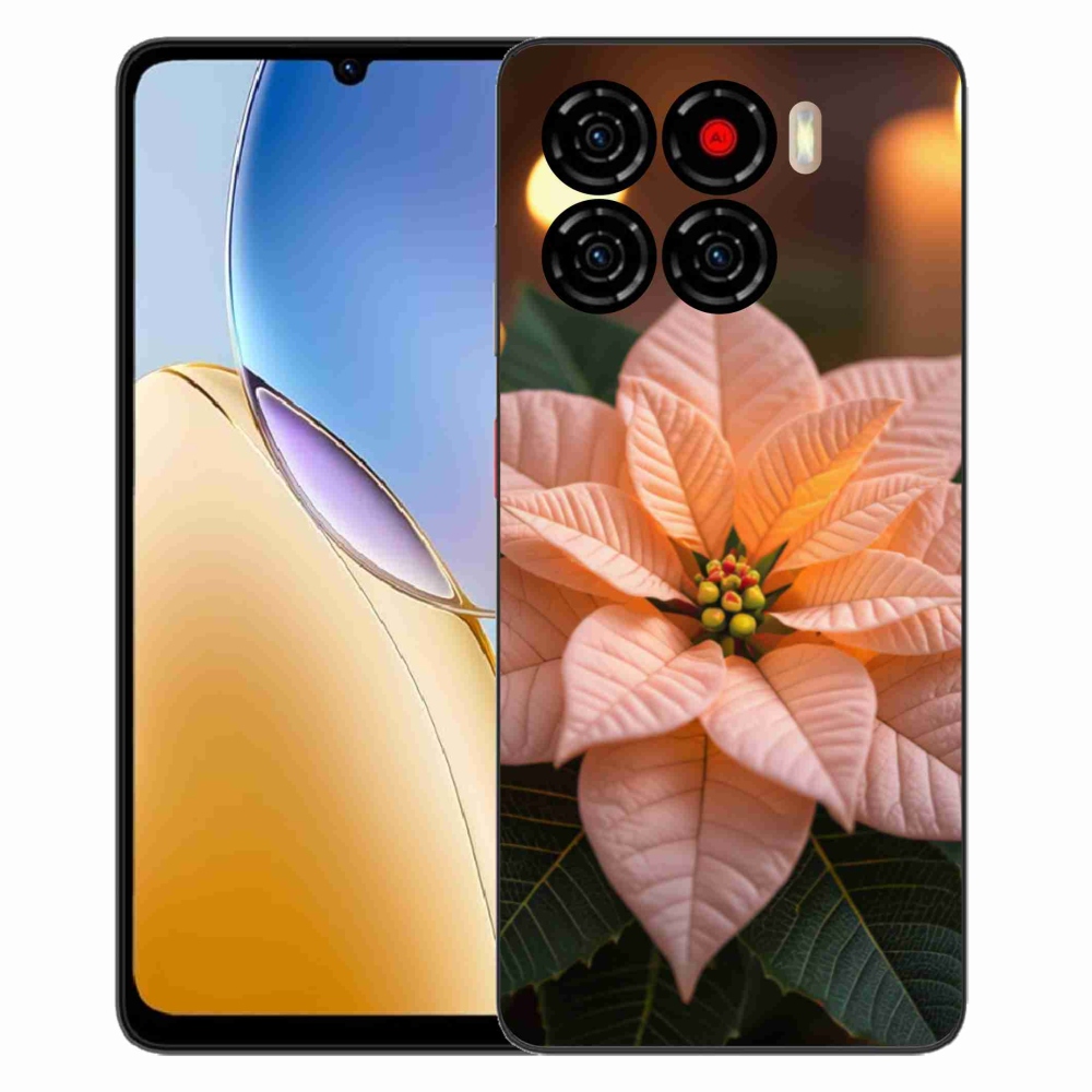 Gelový kryt mmCase na ZTE Blade A56 - vánoční hvězda