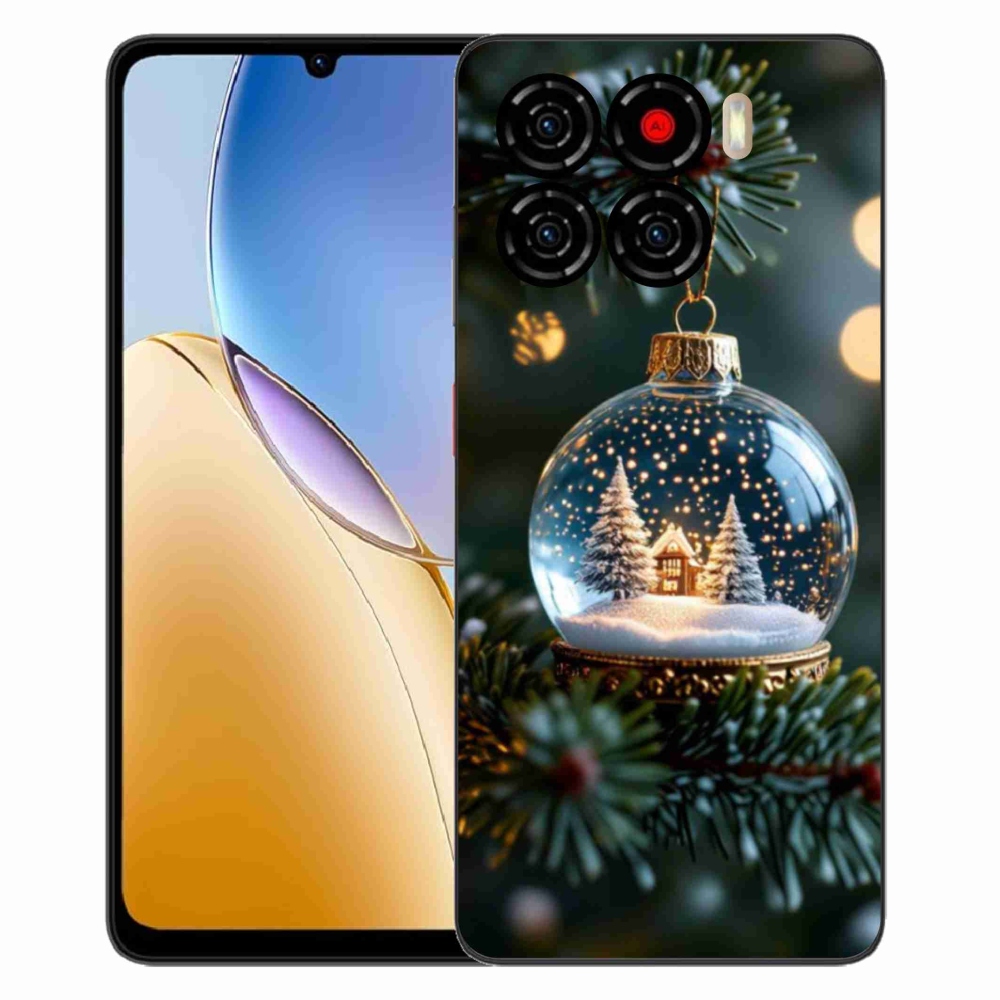 Gelový kryt mmCase na ZTE Blade A56 - vánoční koule 2
