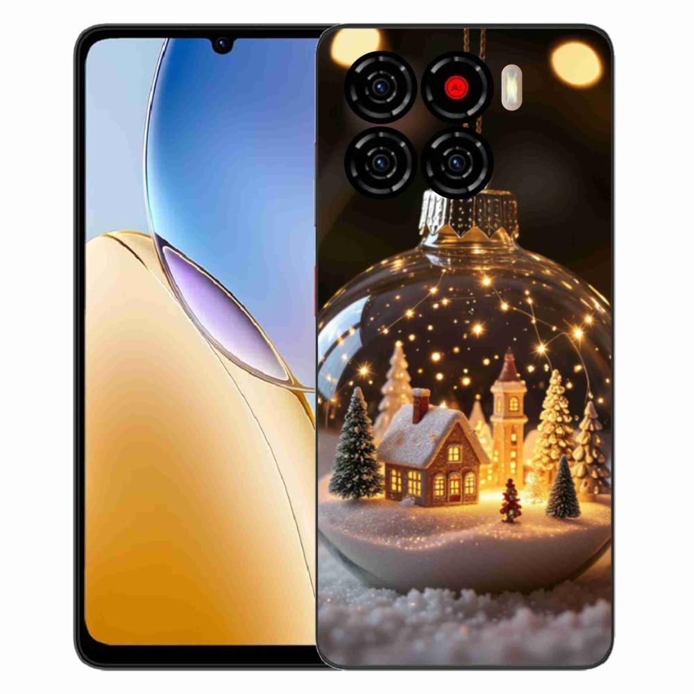 Gelový kryt mmCase na ZTE Blade A56 - vánoční koule 3