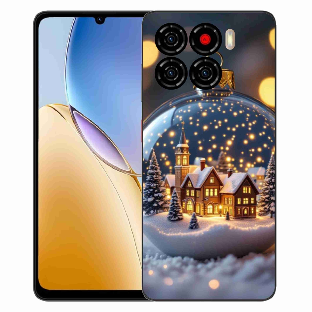 Gelový kryt mmCase na ZTE Blade A56 - vánoční koule 4