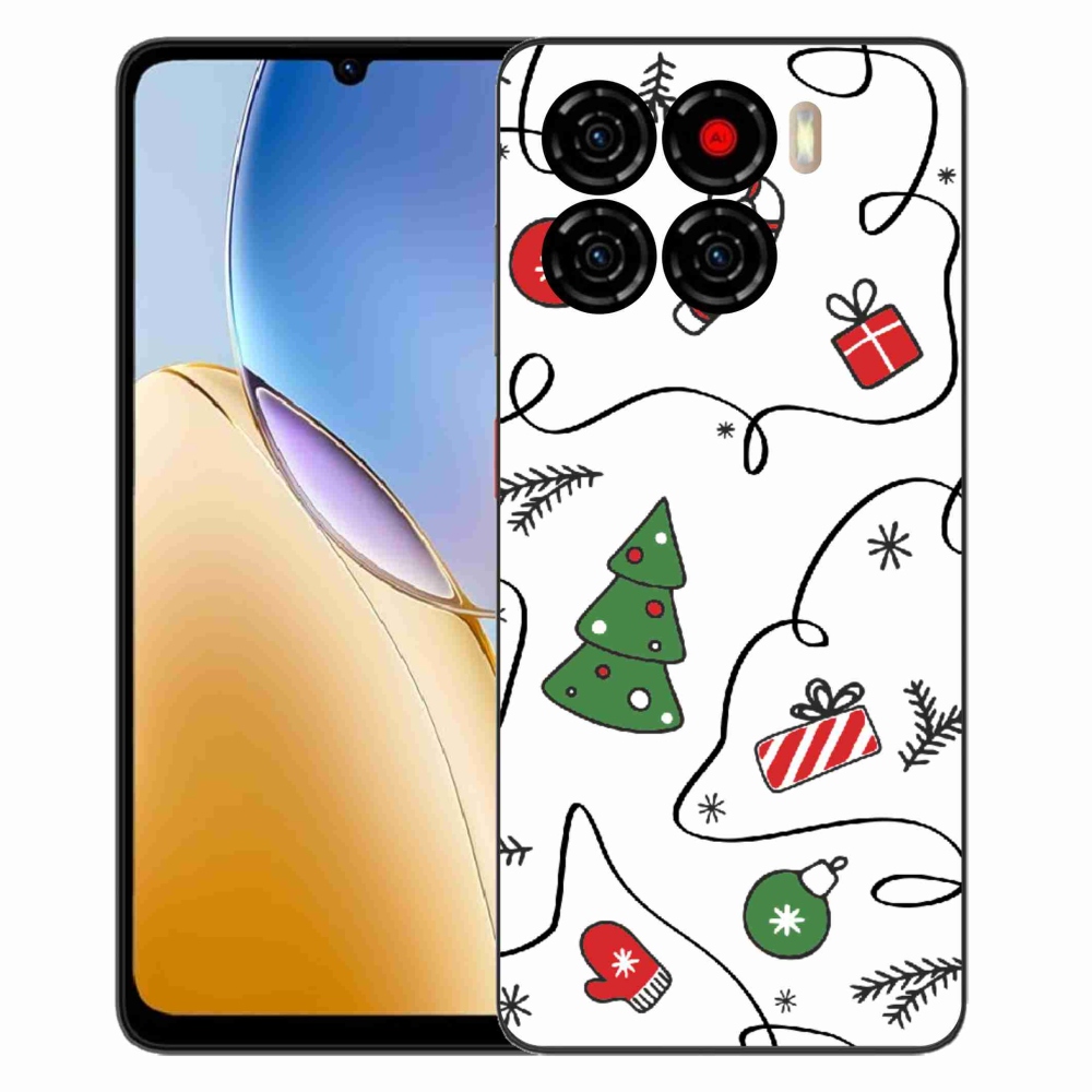 Gelový kryt mmCase na ZTE Blade A56 - vánoční motivy