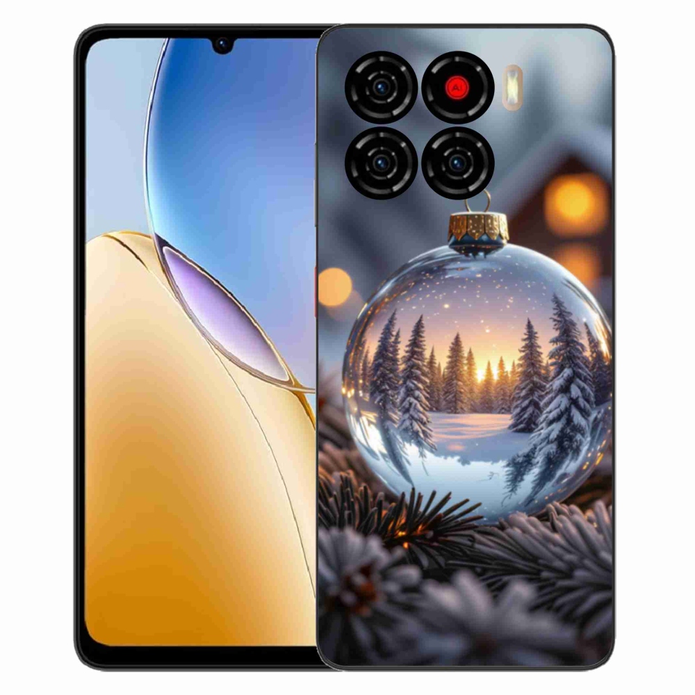 Gelový kryt mmCase na ZTE Blade A56 - vánoční ozdoba