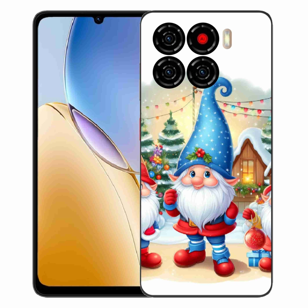 Gelový kryt mmCase na ZTE Blade A56 - vánoční skřítci
