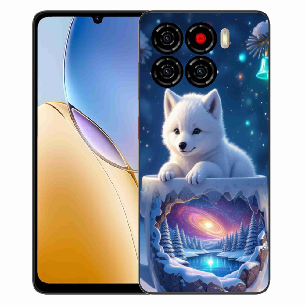 Gelový kryt mmCase na ZTE Blade A56 - vánoční štěně