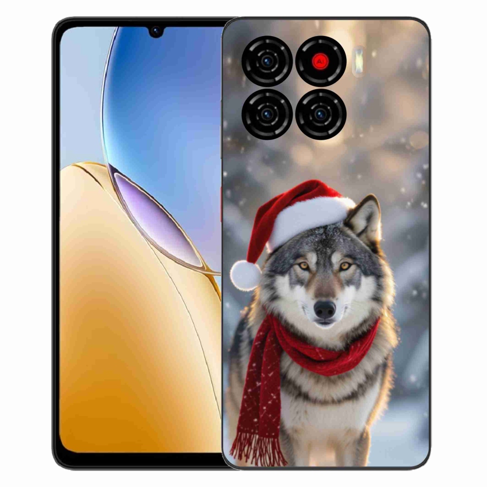 Gelový kryt mmCase na ZTE Blade A56 - vánoční vlk