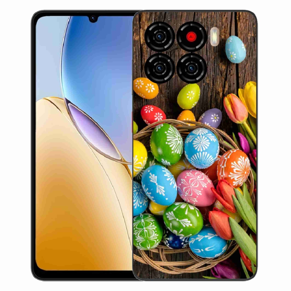 Gelový kryt mmCase na ZTE Blade A56 - velikonoční vajíčka