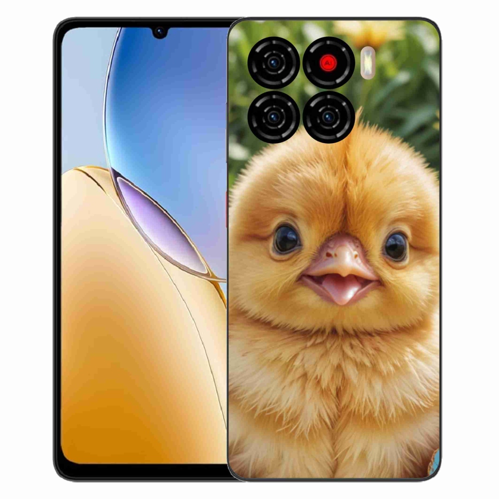 Gelový kryt mmCase na ZTE Blade A56 - veselé kuřátko