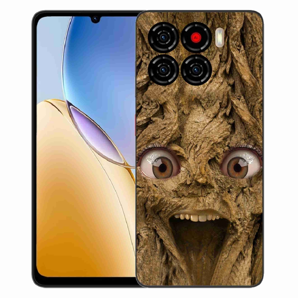 Gelový kryt mmCase na ZTE Blade A56 - veselý strom s očima