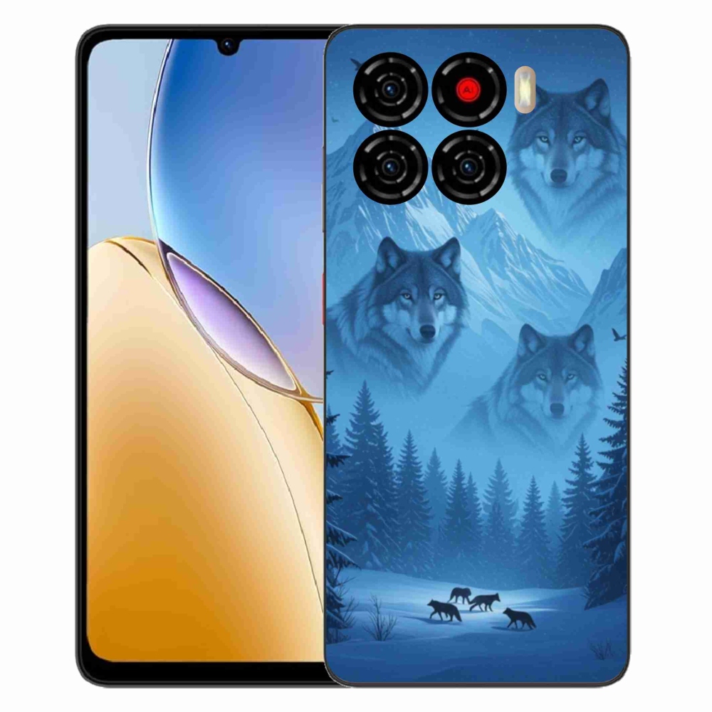 Gelový kryt mmCase na ZTE Blade A56 - vlčí smečka