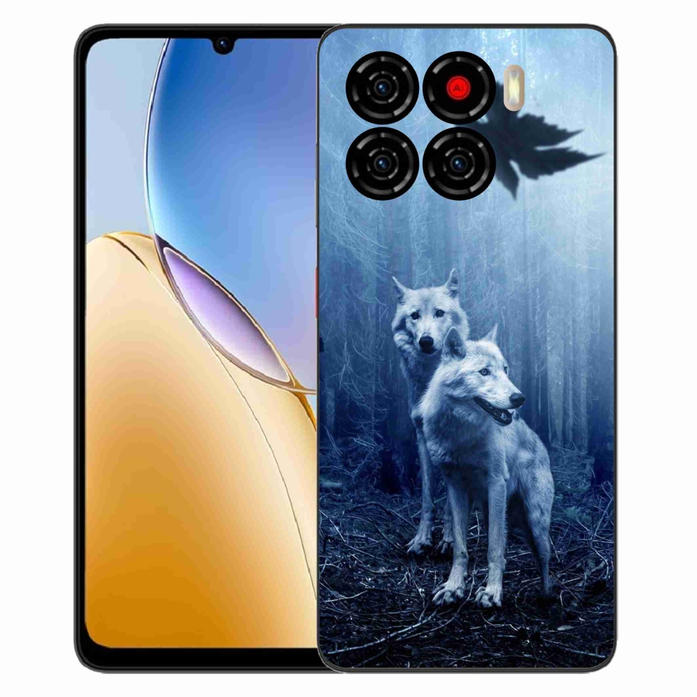 Gelový kryt mmCase na ZTE Blade A56 - vlci v lese