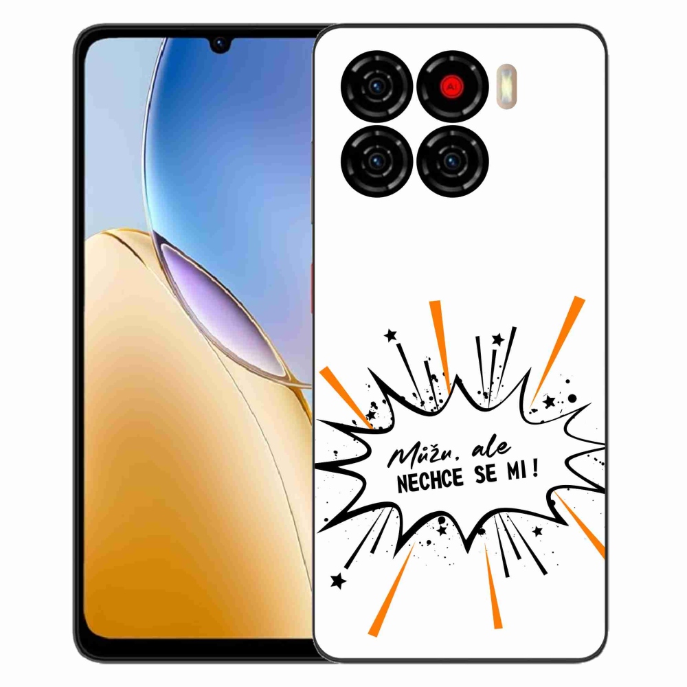 Gelový kryt mmCase na ZTE Blade A56 - vtipný text 11 bílé pozadí