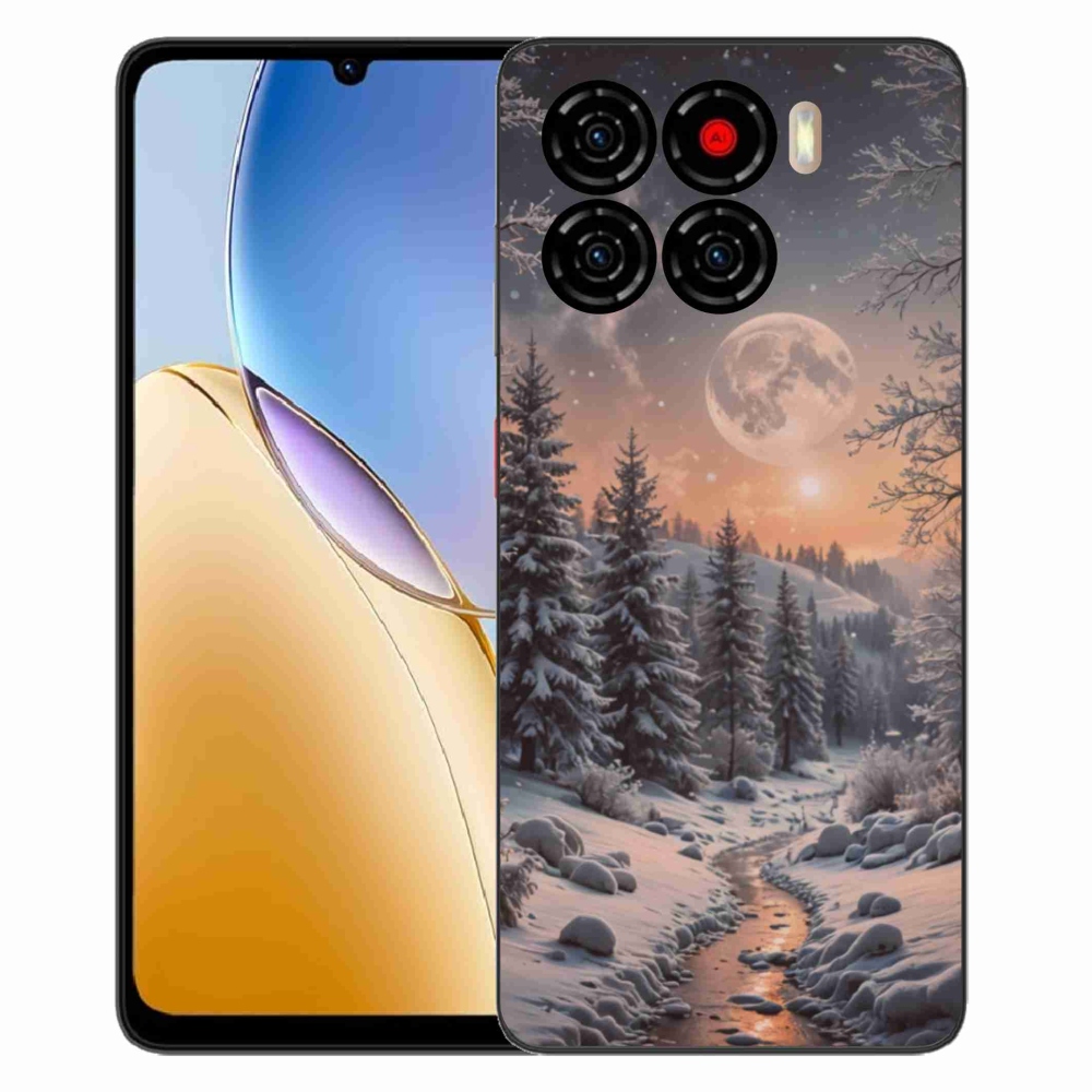 Gelový kryt mmCase na ZTE Blade A56 - zimní krajina 2