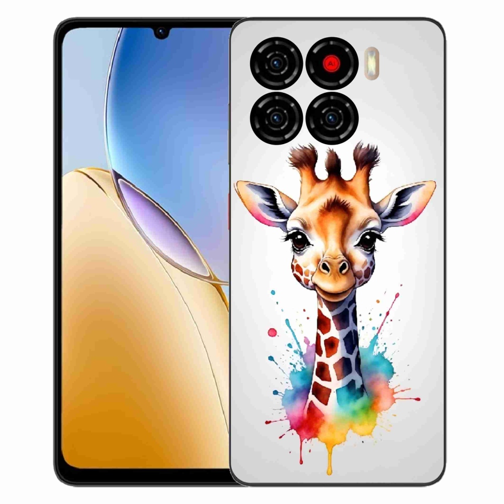 Gelový kryt mmCase na ZTE Blade A56 - žirafa 1