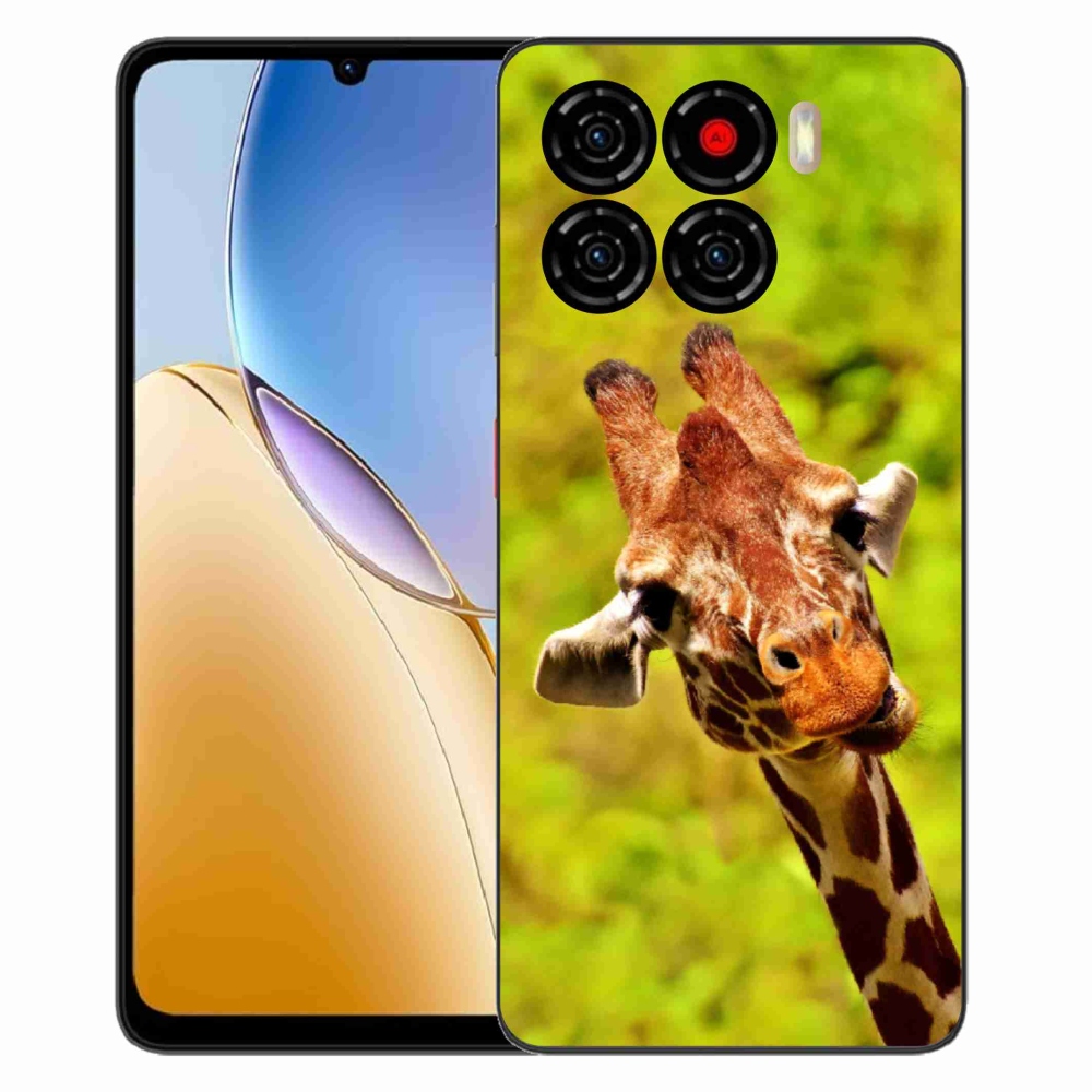 Gelový kryt mmCase na ZTE Blade A56 - žirafa