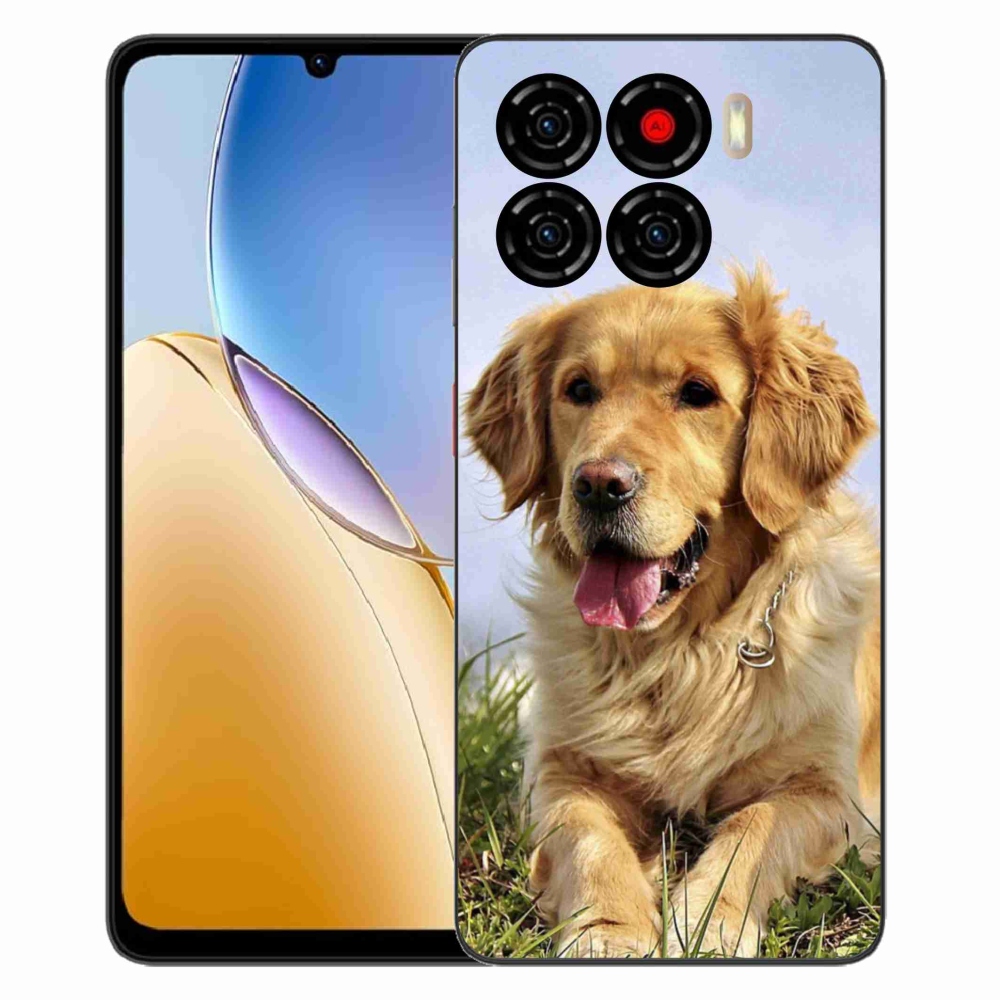 Gelový kryt mmCase na ZTE Blade A56 - zlatý retrívr