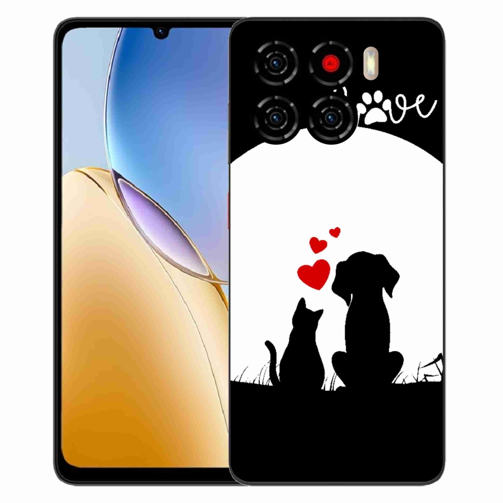 Gelový kryt mmCase na ZTE Blade A56 - zvířecí láska