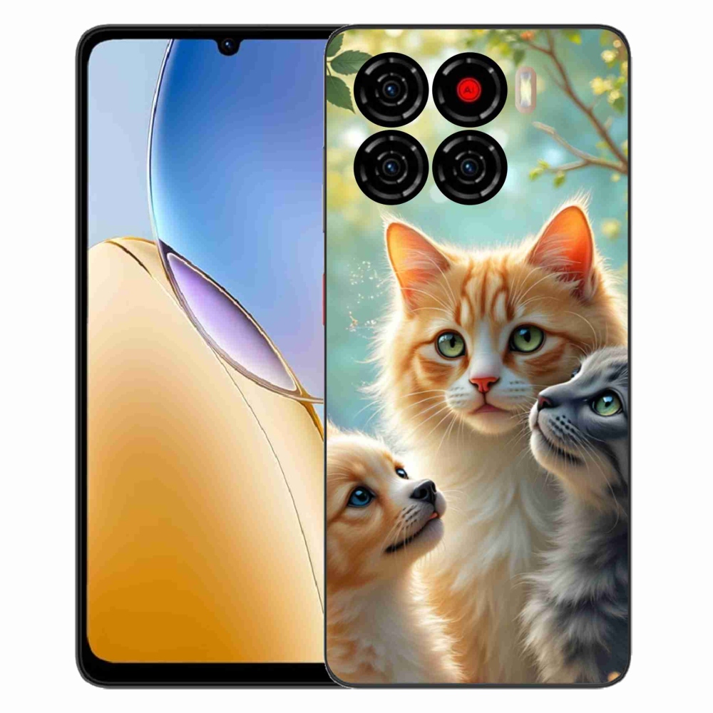 Gelový kryt mmCase na ZTE Blade A56 - zvířecí přátelství 2
