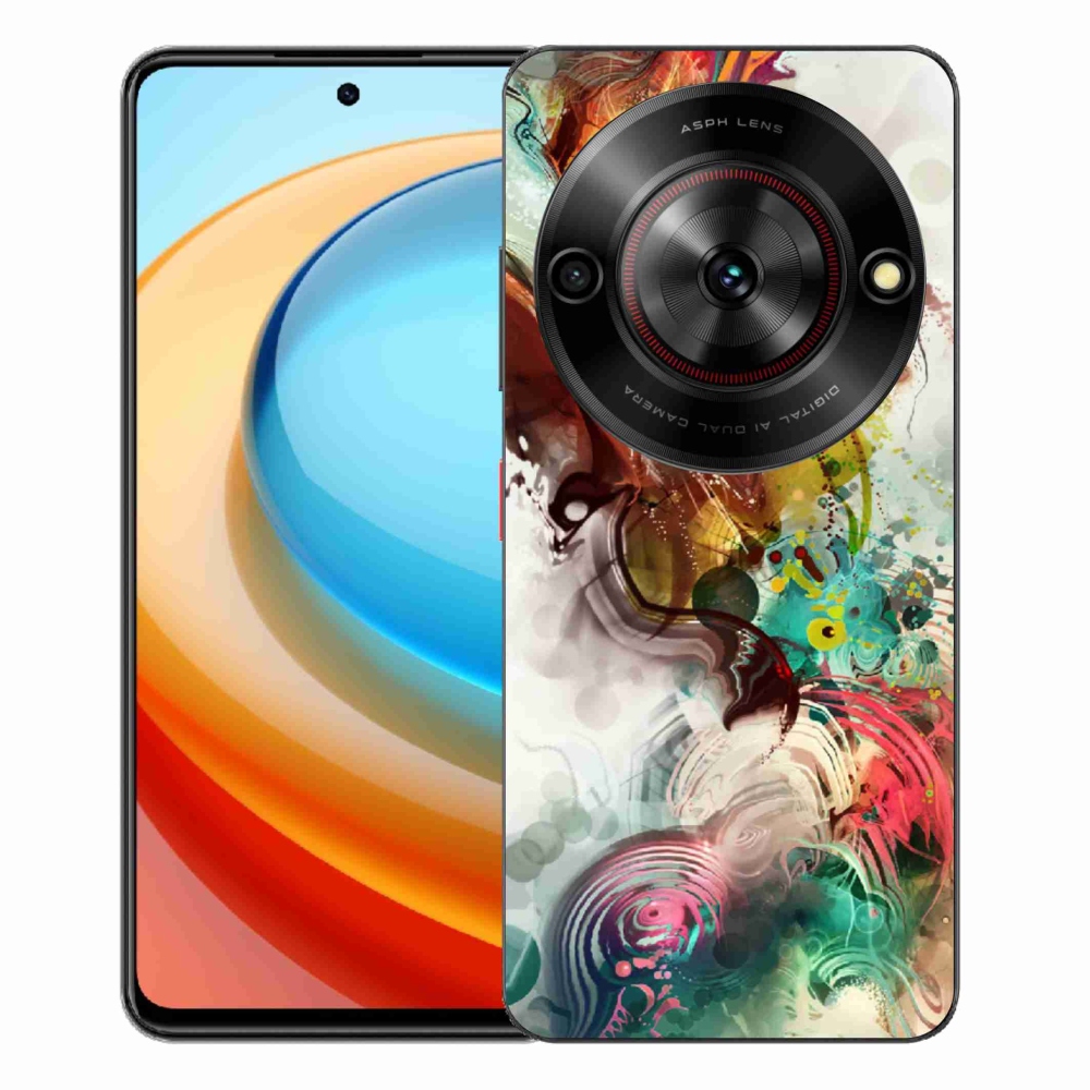 Gelový kryt mmCase na ZTE Blade A75 - abstrakt 1