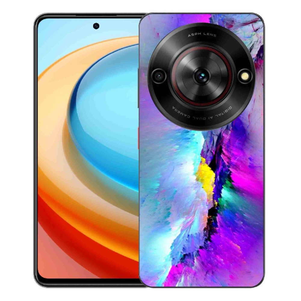 Gelový kryt mmCase na ZTE Blade A75 - abstrakt