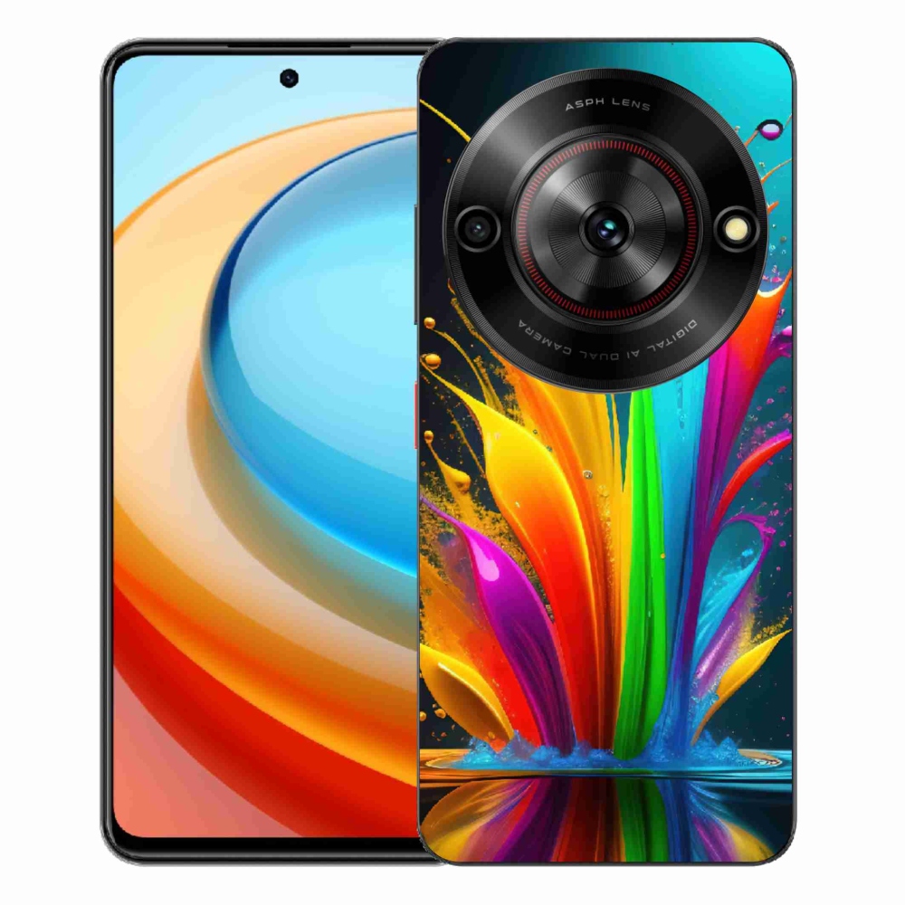 Gelový kryt mmCase na ZTE Blade A75 - abstraktní motiv 1