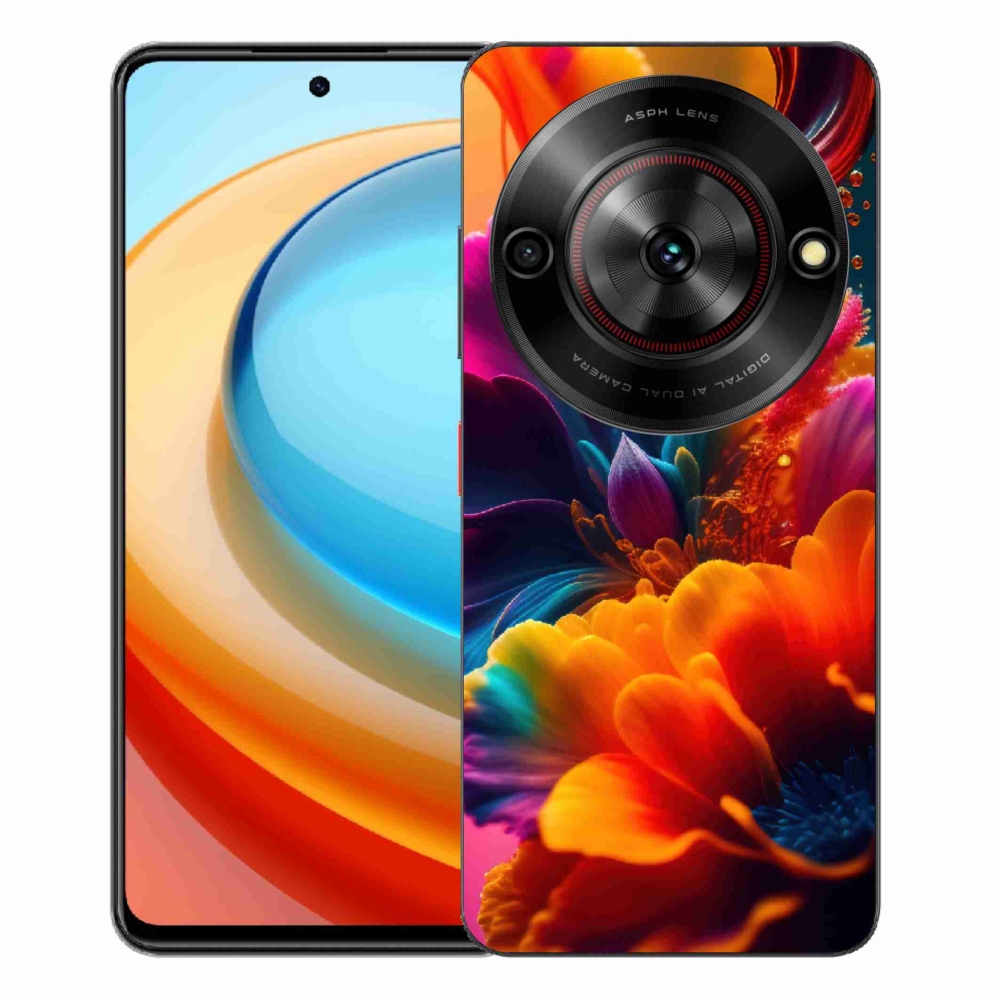 Gelový kryt mmCase na ZTE Blade A75 - abstraktní motiv 2