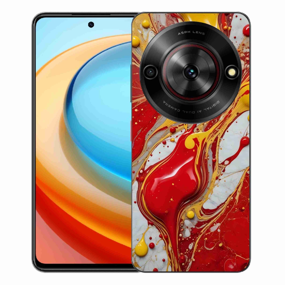 Gelový kryt mmCase na ZTE Blade A75 - abstraktní motiv 42