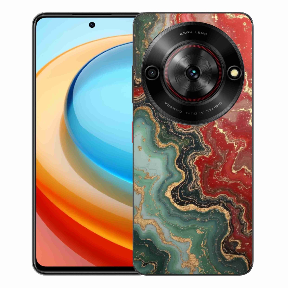Gelový kryt mmCase na ZTE Blade A75 - abstraktní motiv 55