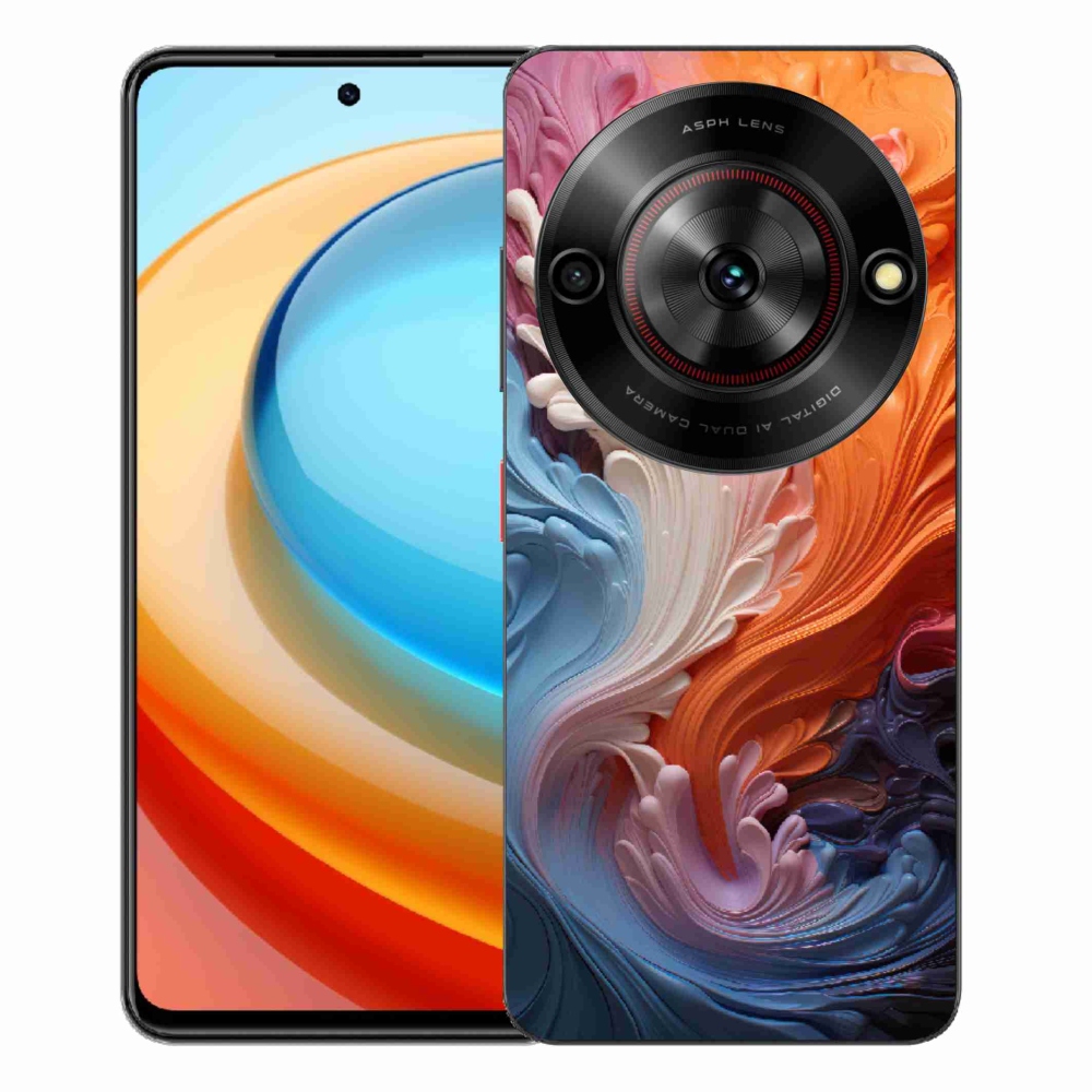 Gelový kryt mmCase na ZTE Blade A75 - abstraktní motiv 8