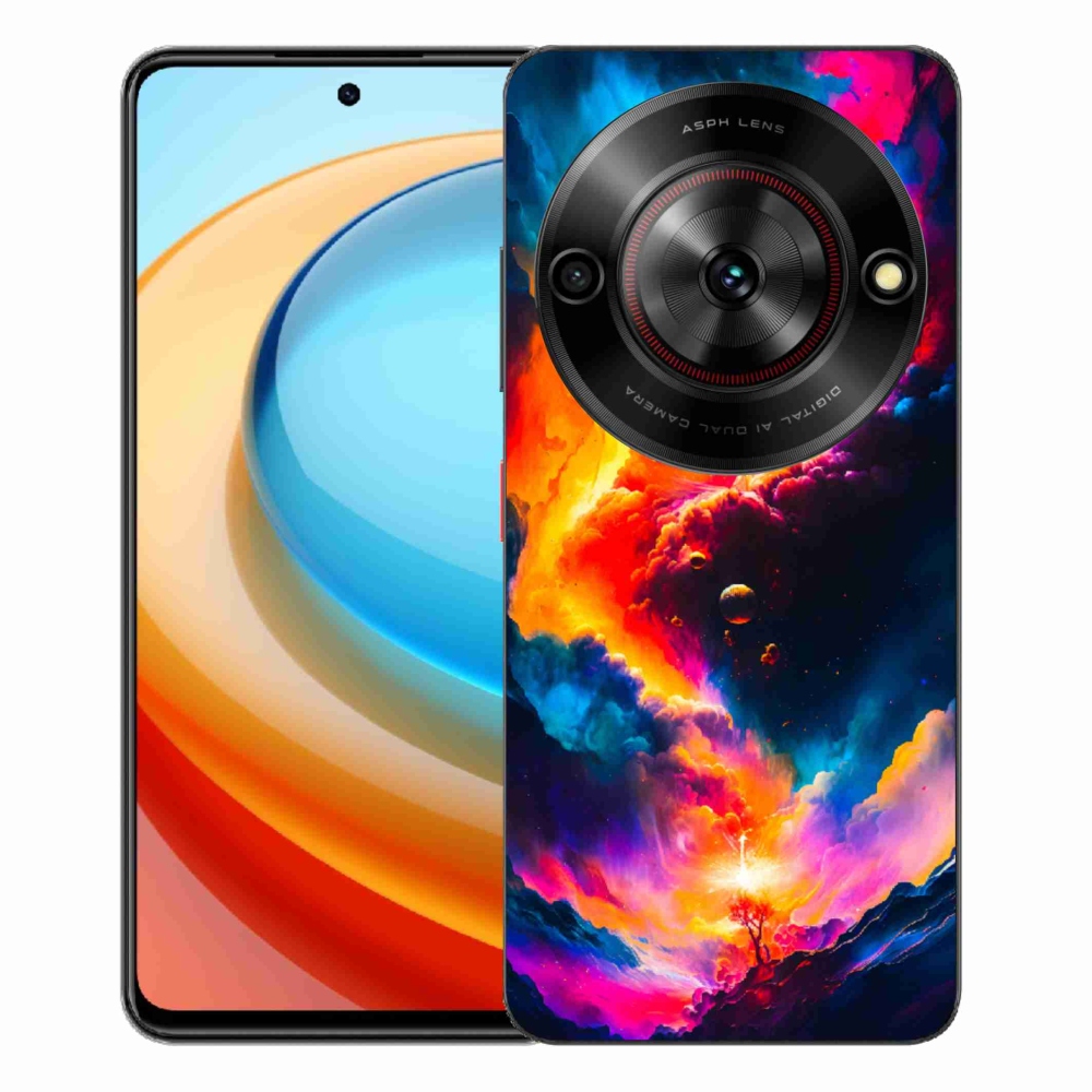 Gelový kryt mmCase na ZTE Blade A75 - abstraktní motiv