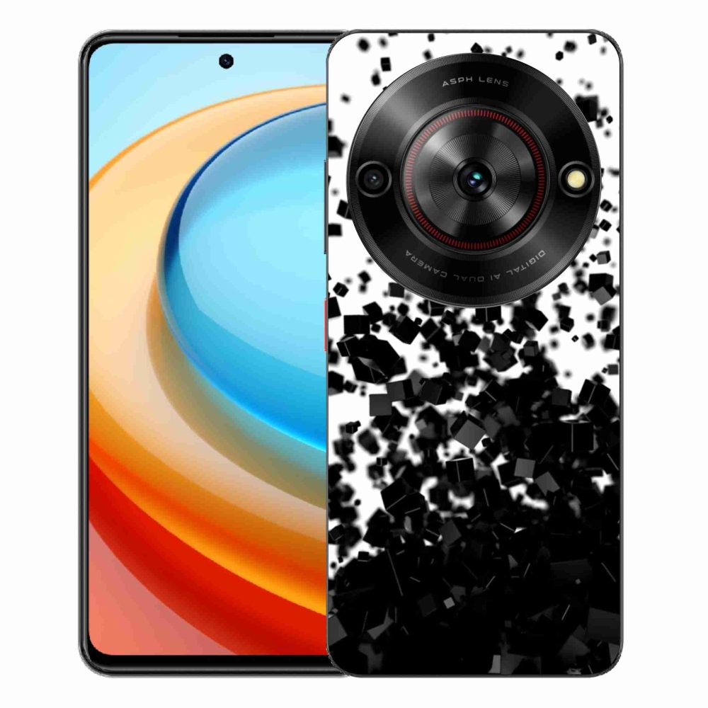 Gelový kryt mmCase na ZTE Blade A75 - abstraktní vzor 1