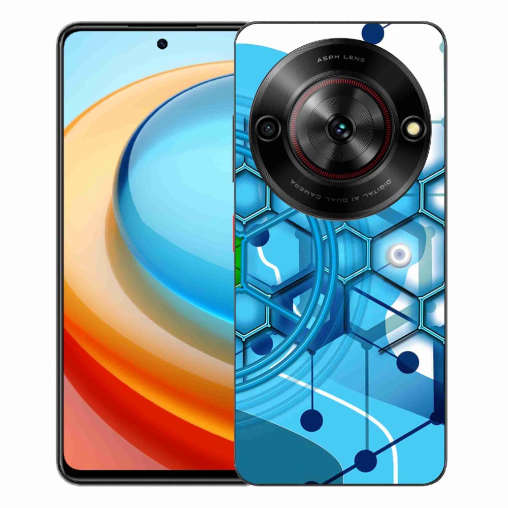 Gelový kryt mmCase na ZTE Blade A75 - abstraktní vzor 2