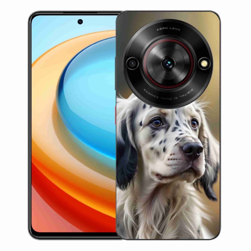Gelový kryt mmCase na ZTE Blade A75 - anglický setr