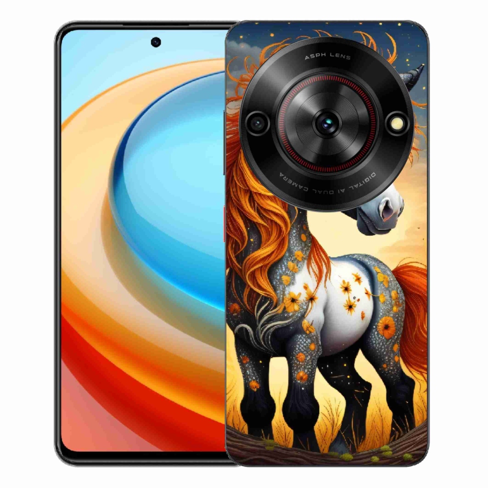 Gelový kryt mmCase na ZTE Blade A75 - barevný poník
