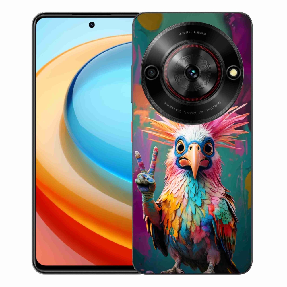 Gelový kryt mmCase na ZTE Blade A75 - barevný rebel