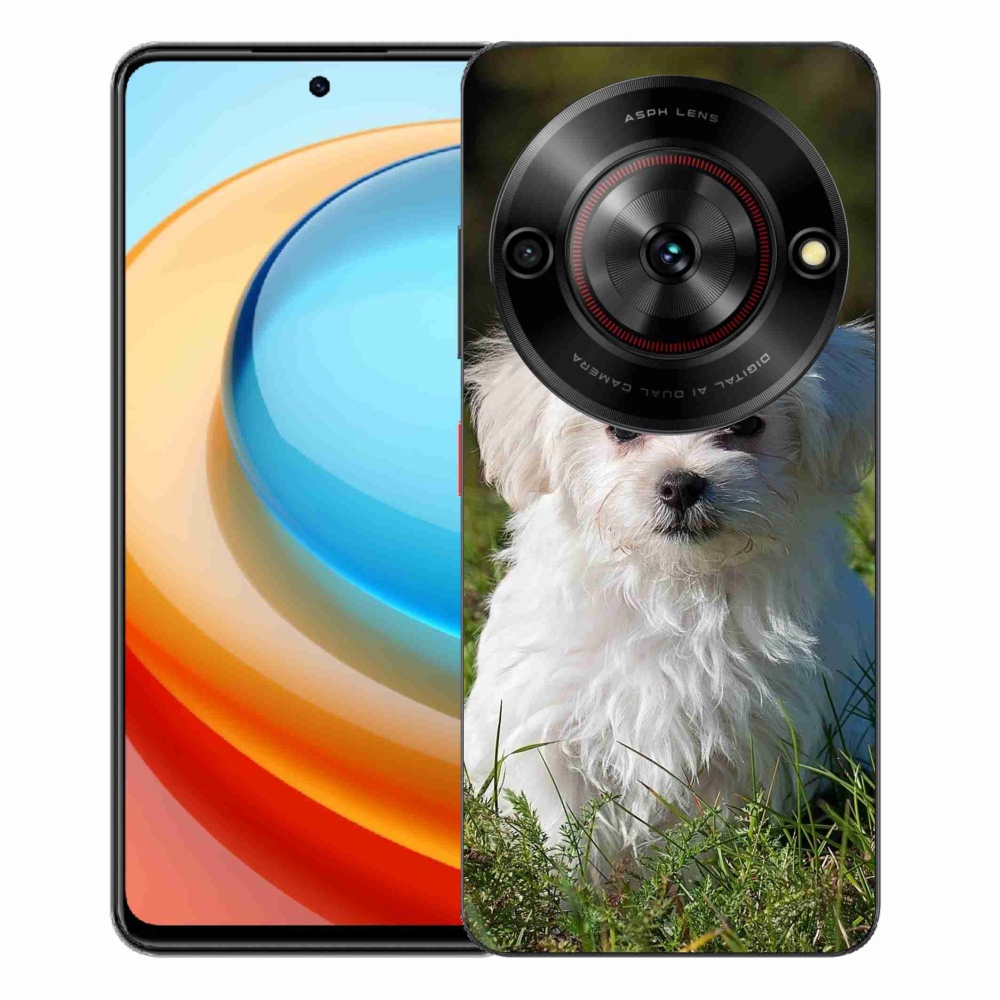 Gelový kryt mmCase na ZTE Blade A75 - bišonek