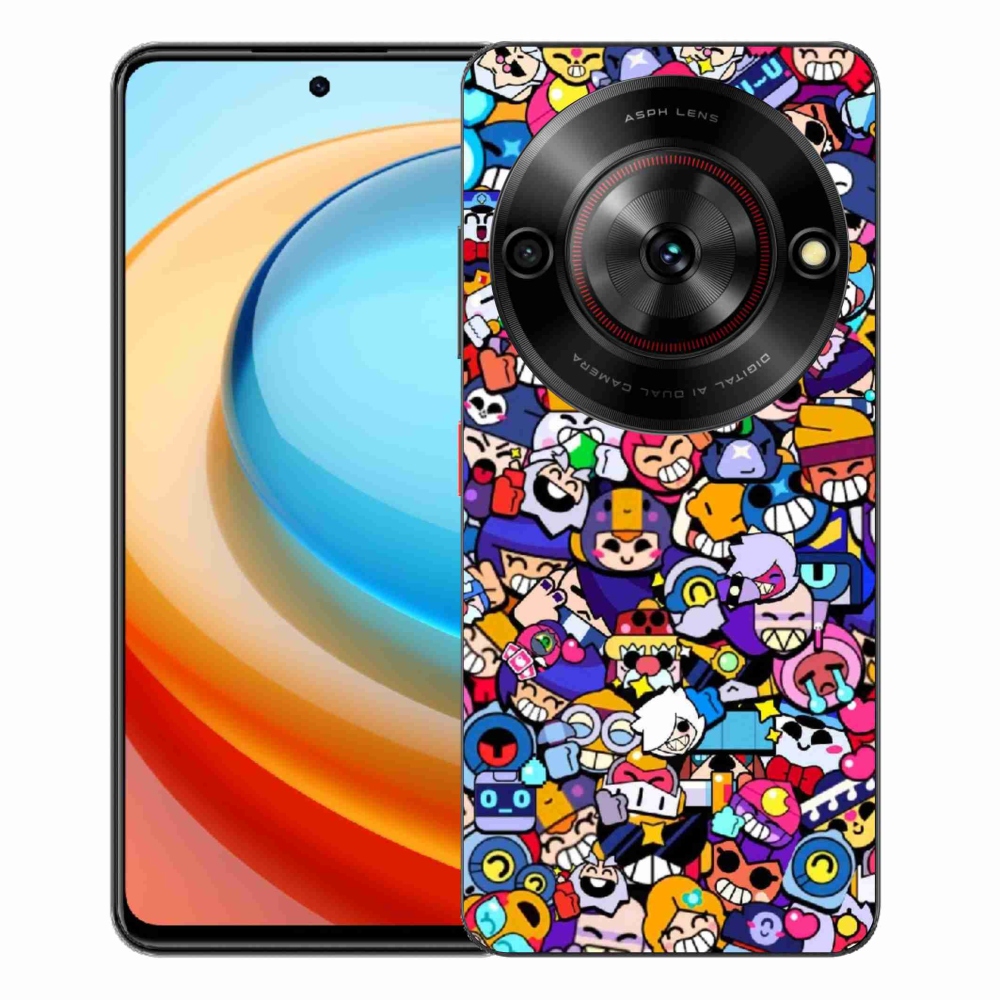 Gelový kryt mmCase na ZTE Blade A75 - brawl stars 2
