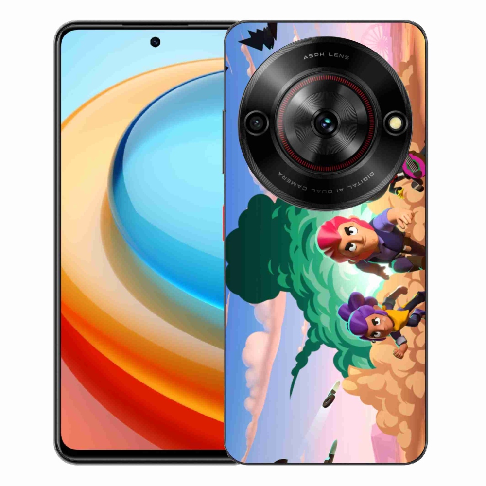 Gelový kryt mmCase na ZTE Blade A75 - brawl stars