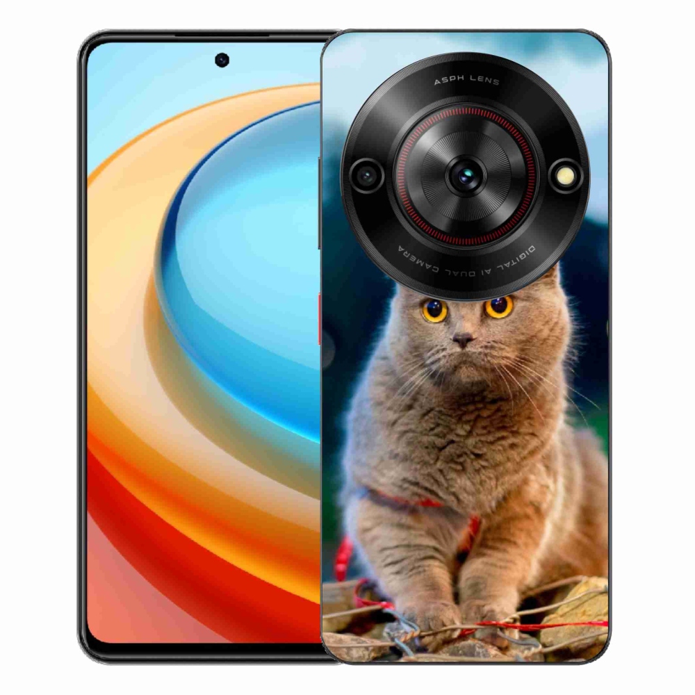 Gelový kryt mmCase na ZTE Blade A75 - britská modrá 2
