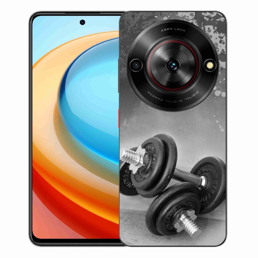 Gelový kryt mmCase na ZTE Blade A75 - činky 1