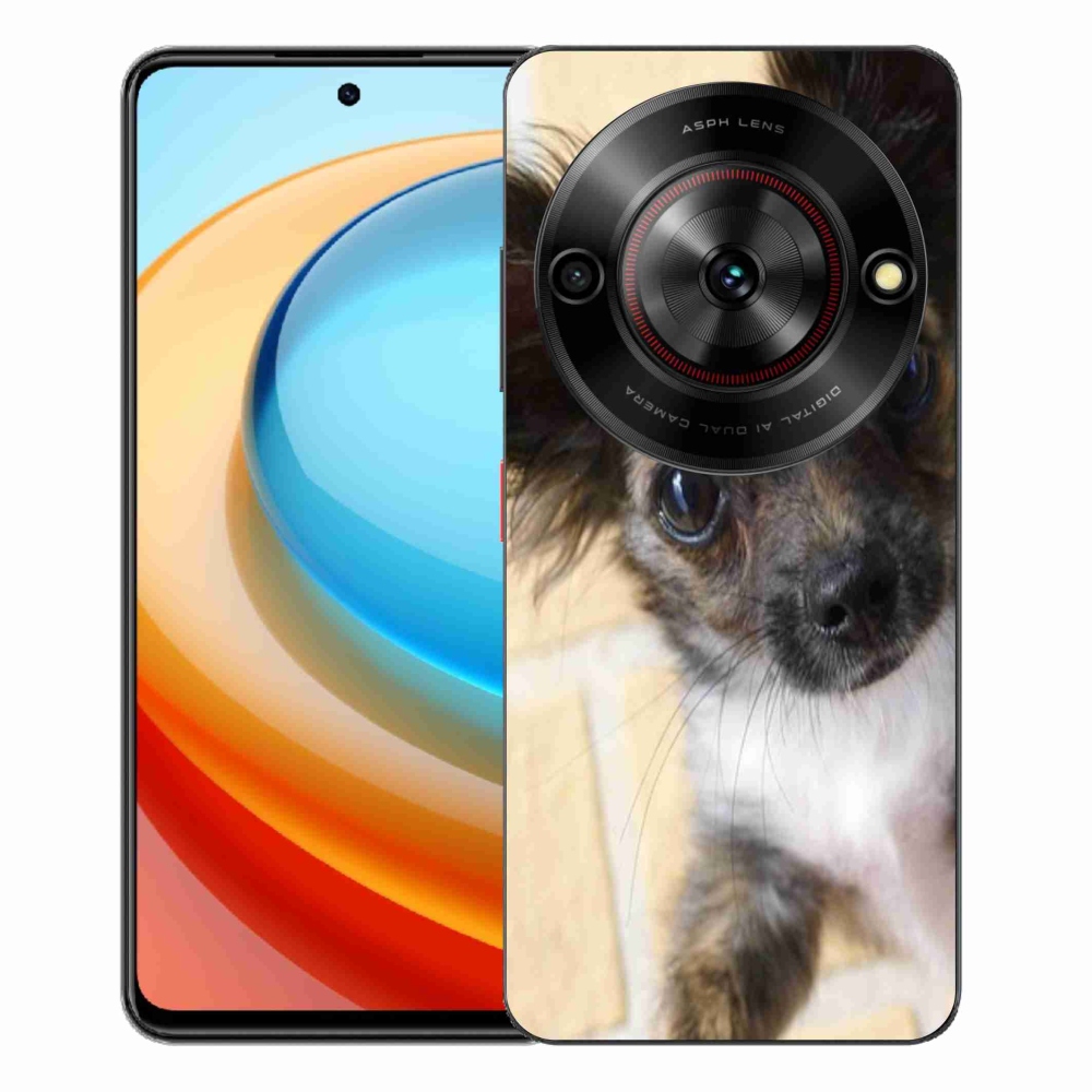 Gelový kryt mmCase na ZTE Blade A75 - čivava 2