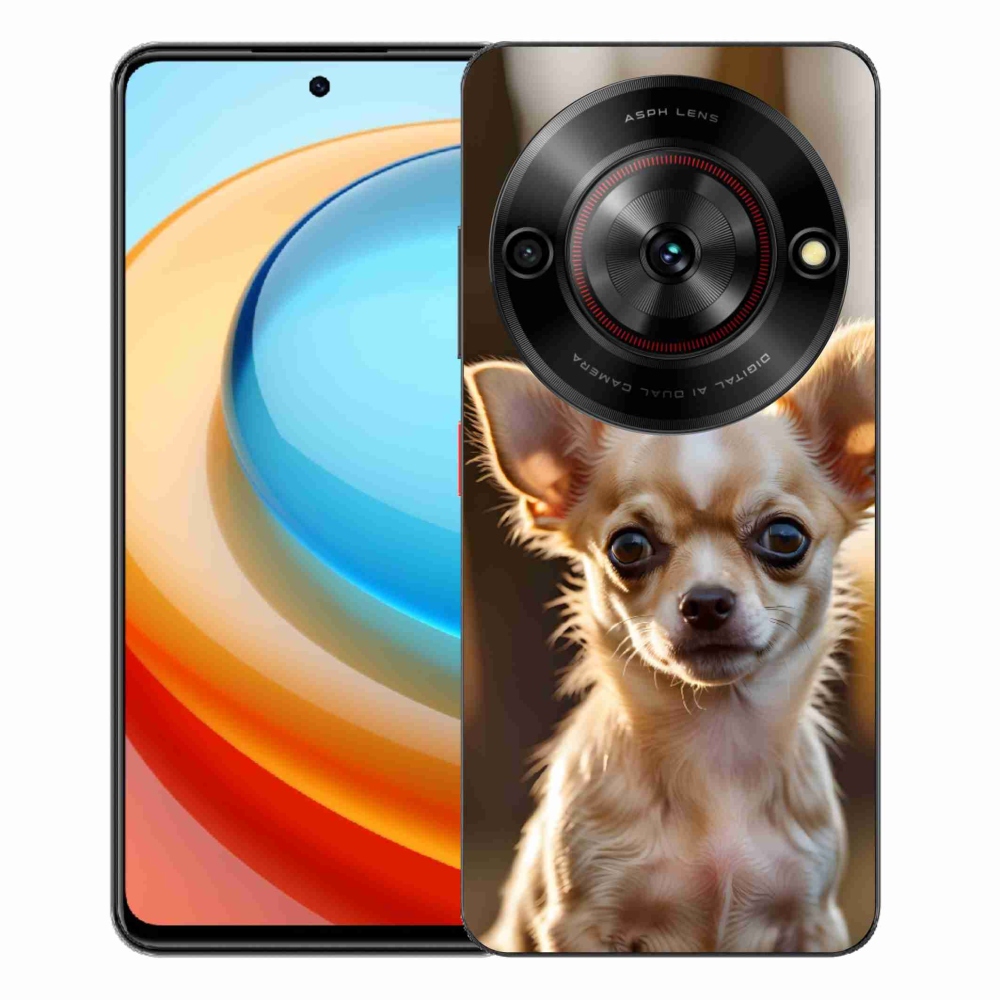 Gelový kryt mmCase na ZTE Blade A75 - čivava 6