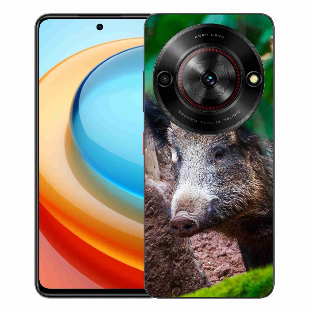 Gelový kryt mmCase na ZTE Blade A75 - divoké prase