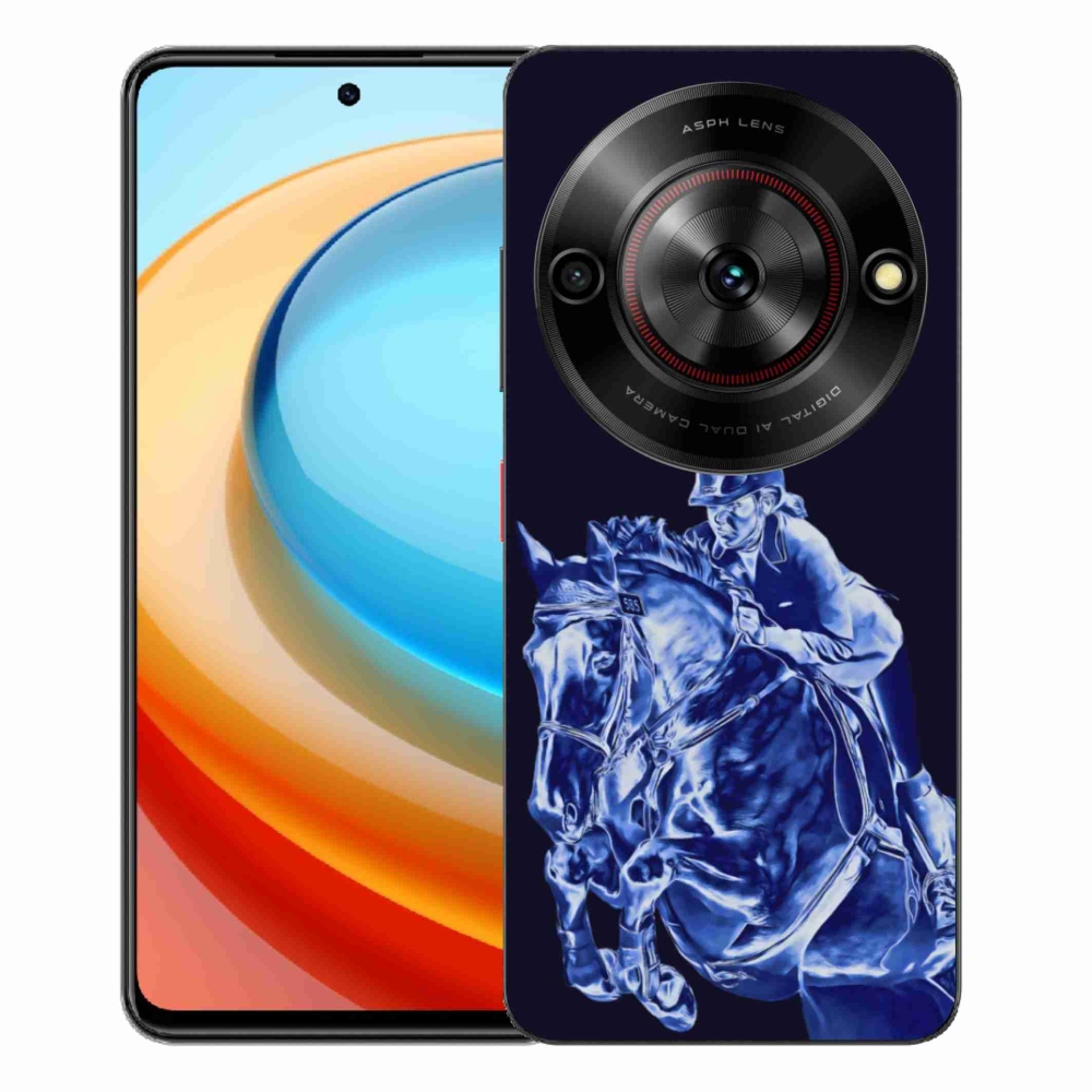 Gelový kryt mmCase na ZTE Blade A75 - dostihový kůň