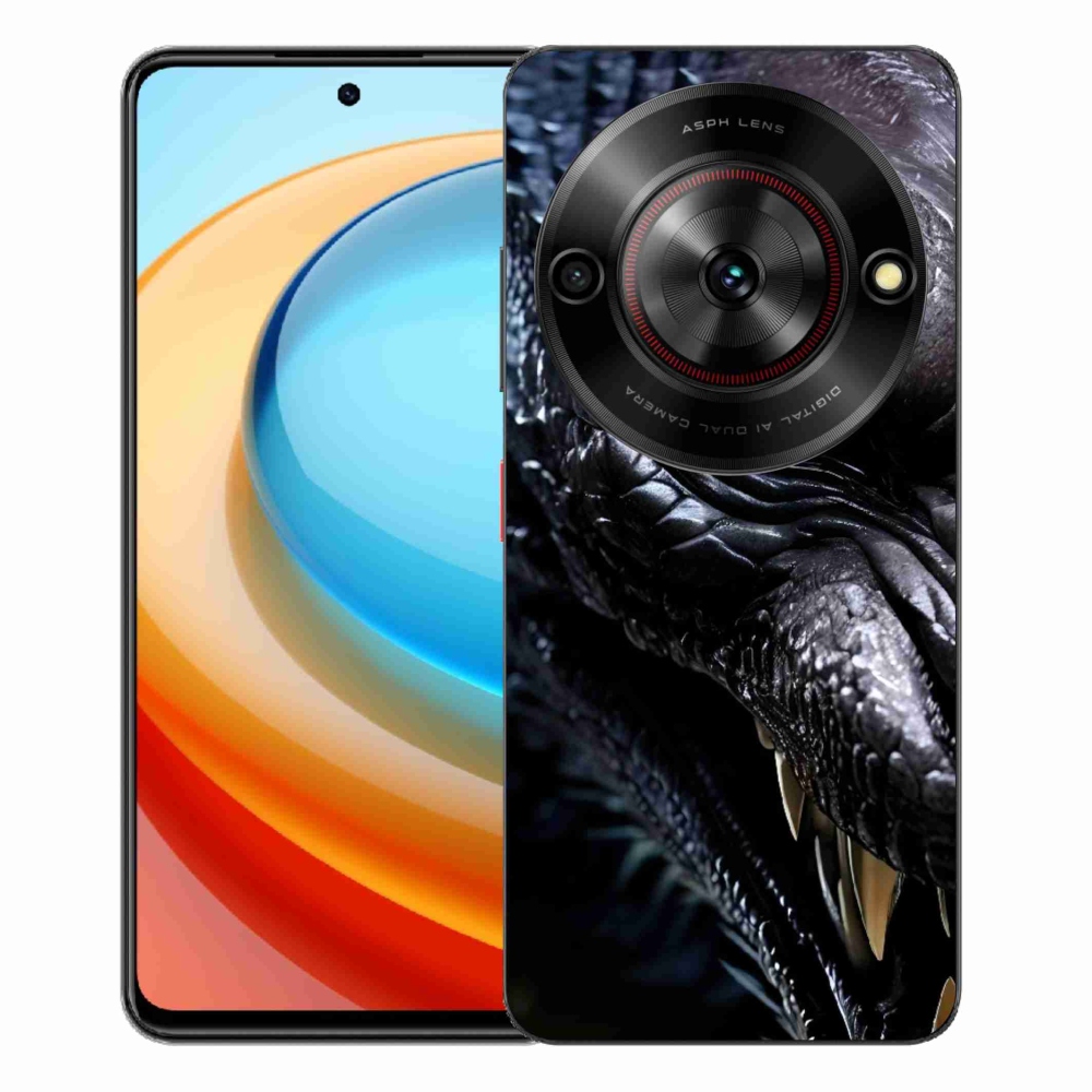 Gelový kryt mmCase na ZTE Blade A75 - dračí pohled