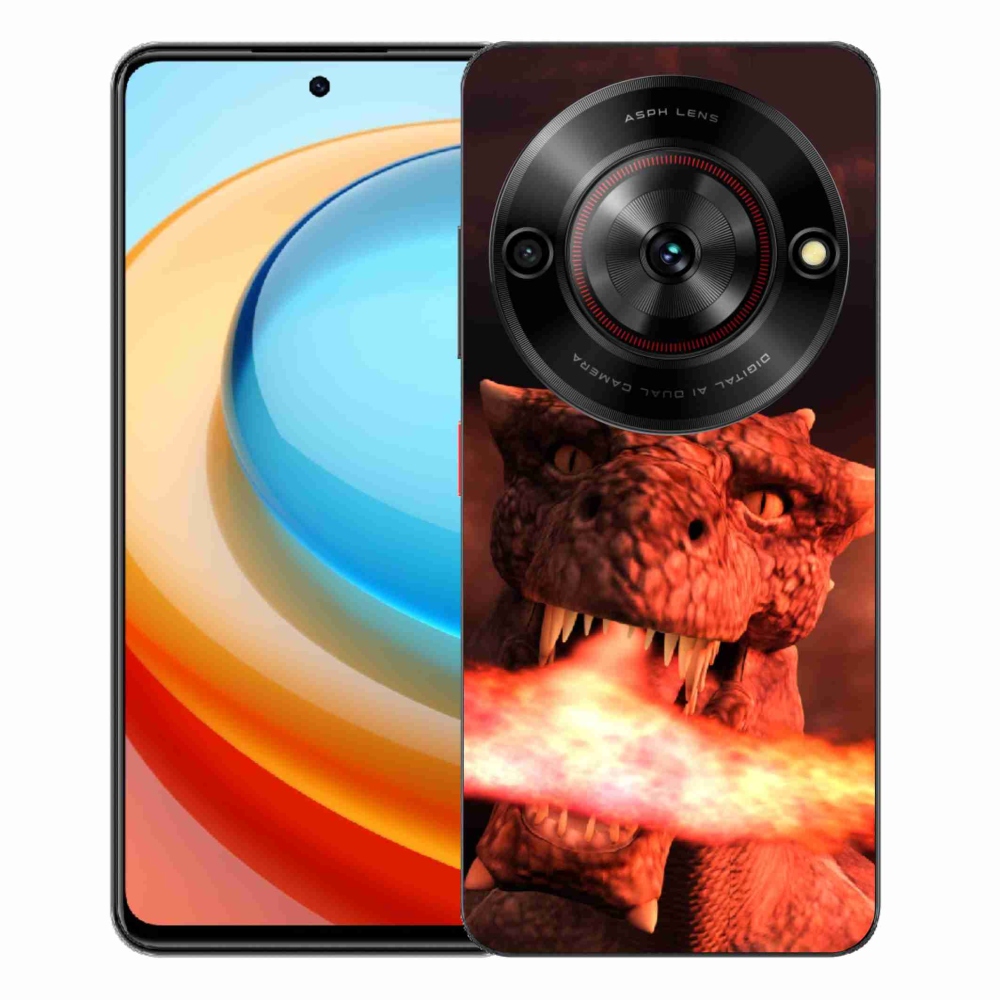 Gelový kryt mmCase na ZTE Blade A75 - drak