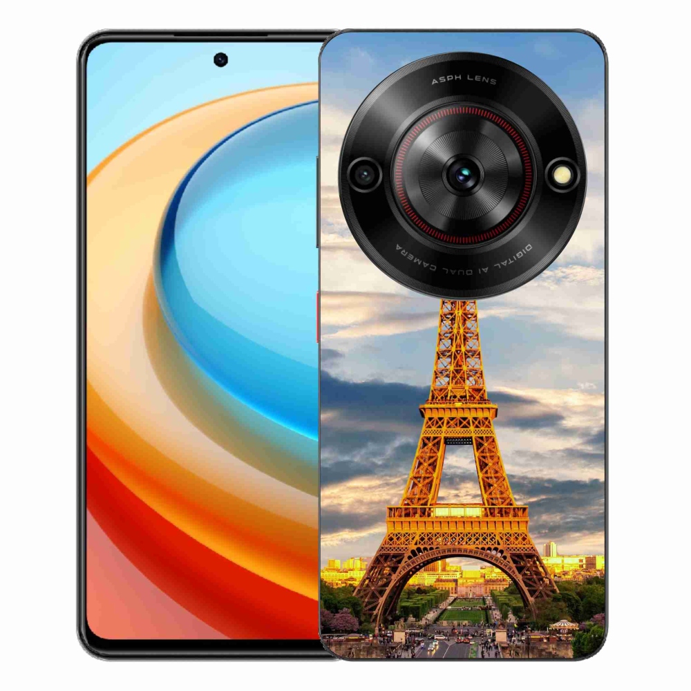 Gelový kryt mmCase na ZTE Blade A75 - eiffelova věž 3