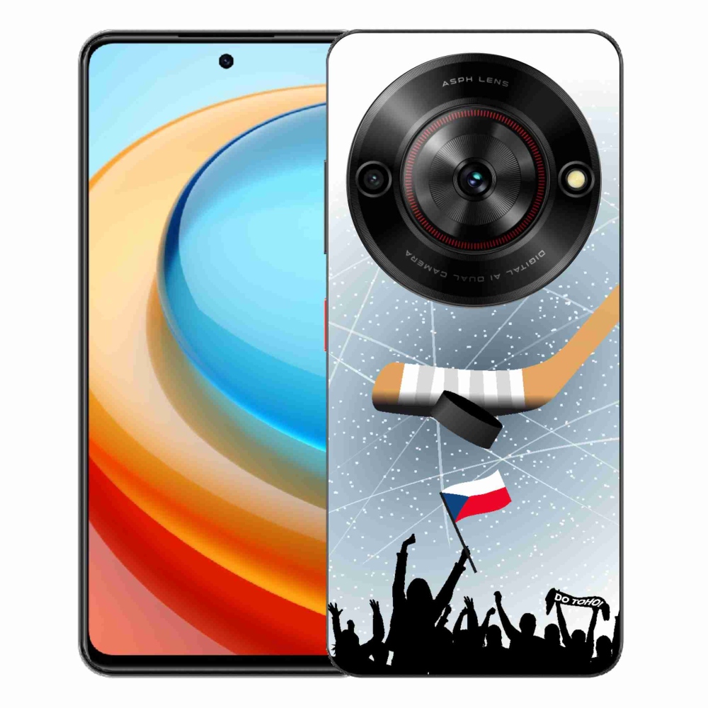 Gelový kryt mmCase na ZTE Blade A75 - fanoušci hokeje