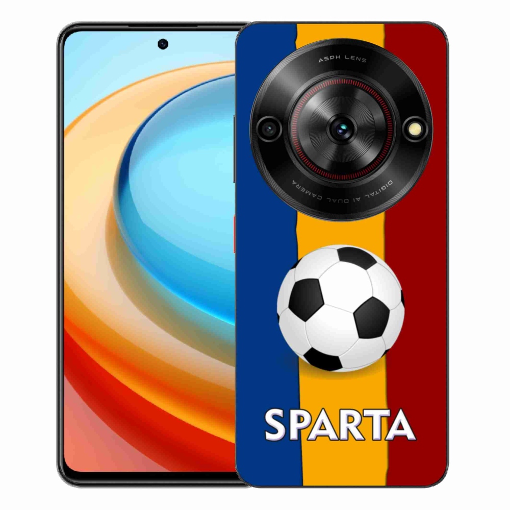 Gelový kryt mmCase na ZTE Blade A75 - fotbal 1