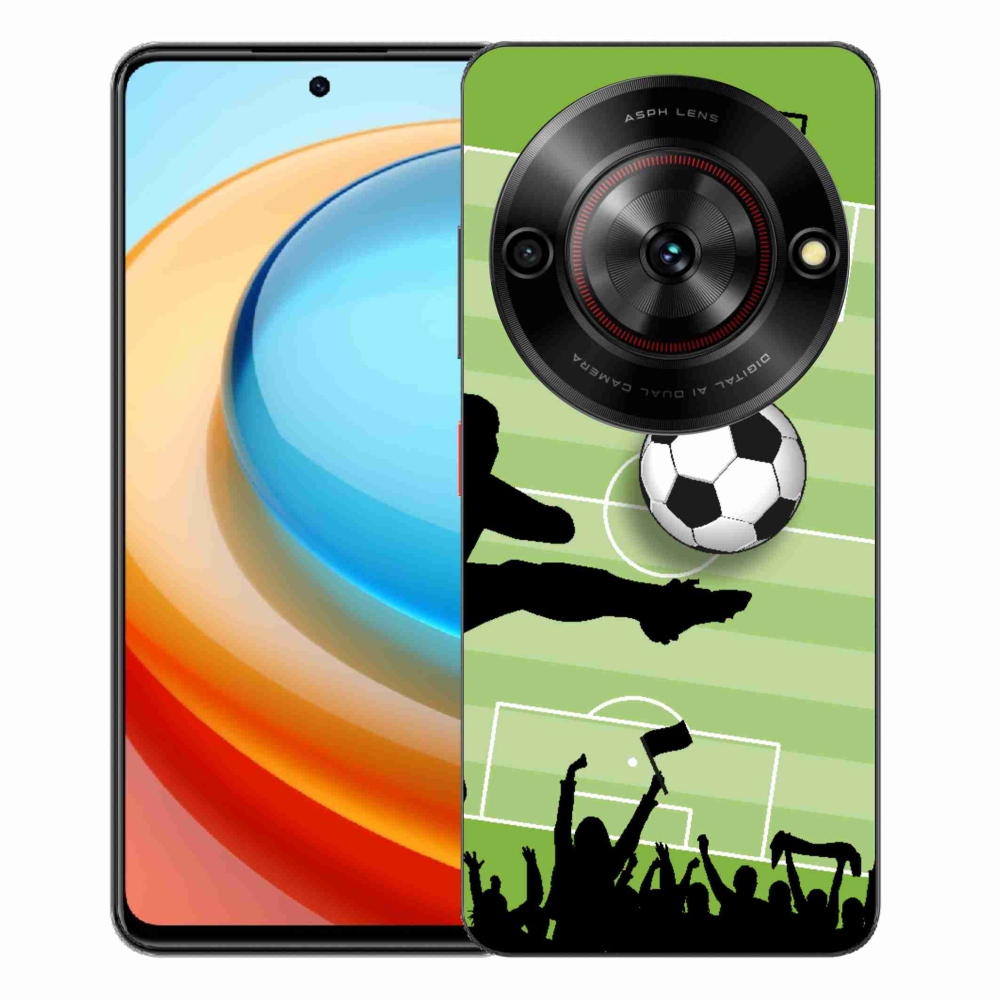 Gelový kryt mmCase na ZTE Blade A75 - fotbal 3